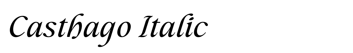 Casthago Italic